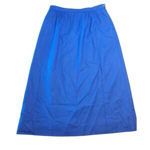 Vintage Pendleton Wool Midi Skirt Blue USA Made Women 12 Classic